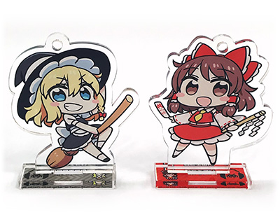 グルーヴコースター×東方Project オリジナルアクリルフィギュア